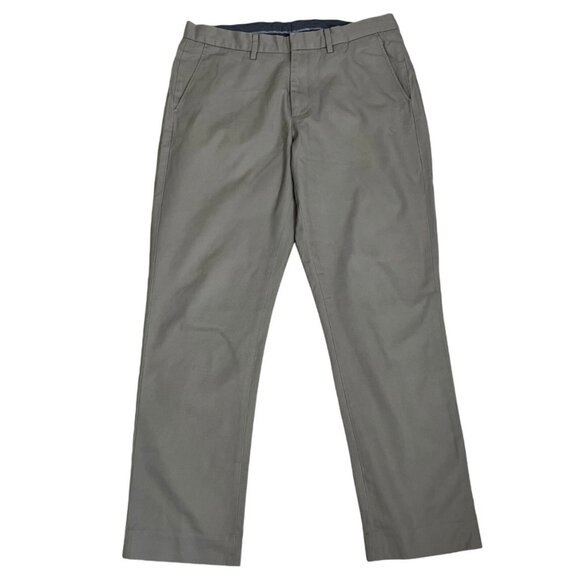 J. Crew chino pants men's 32 gray bowery slim straight 29 inseam - Picture 1 of 8